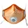 Stofmasker Arco Premium FFP3 NR met ventiel schelpmodel doos 5 stuks