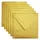 Envelop Papicolor 140x140mm Goud gegomd