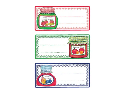 Keuken Etiket Herma 3766 Weckpot 4 vel/ 12 etiketten