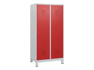 schoollocker,HxBxD 1630x800x500mm,2vak,vak B 400mm,cil.-slot,voeten - 2