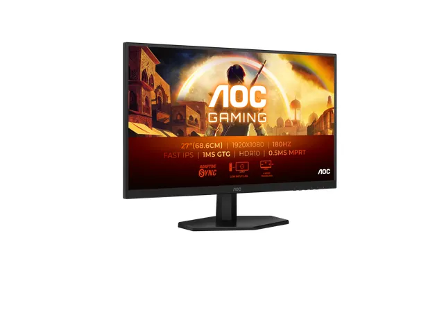 AOC G4 27G42E Monitor 27 Inch 1920 x 1080 Pixels Full HD LCD Zwart