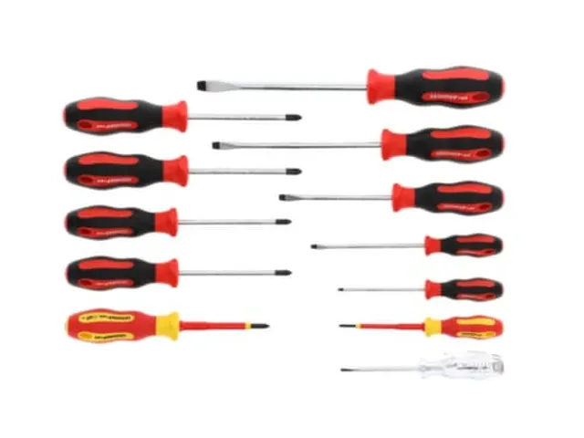 GEDORE R38002012 Schroevendraaierset PH+PZ+LS 2K 12stuks
