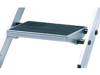 Veiligheids-vouwtrap Aluminium Platform 3treden H 690mm Kunststof Laag - 2