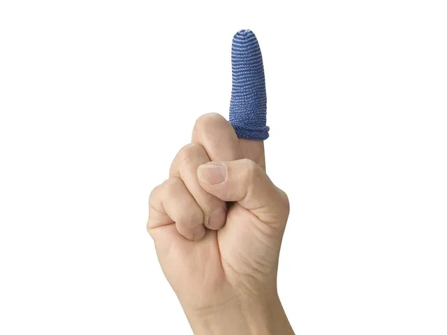 Vingerbob Heka vingerverband blauw