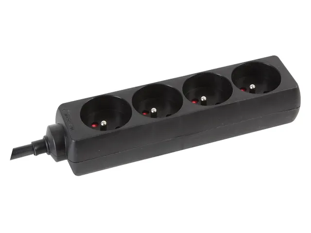 Multiprise à 4 Prises Avec Gaine thermorétractable - 3G2.5 - 1,5m -