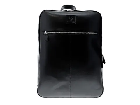 Computer rugzak Exac tive zwart leder