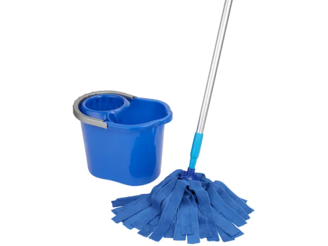 Frange microfibre Vikan à visser bleu