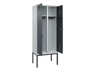 locker voor scheiding van kleding,HxBxD 2120x800x500mm,2vak - 1