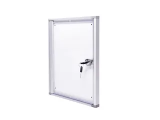 Binnenvitrine wand MAULextraslim whiteboard 1xA4 met slot - 2