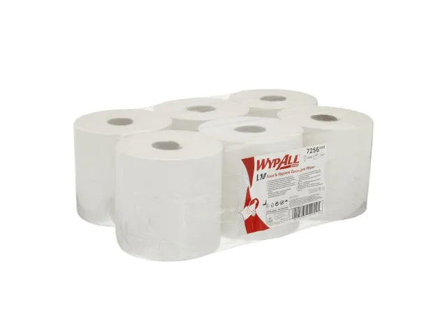 WypAll 7256 poetspapier L10 centerfeed 1-laags wit