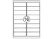 Etiket Quantore 99.1x33.8mm wit 1600st