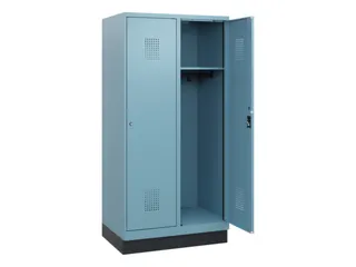 schoollocker,HxBxD 1630x800x500mm,2vak,vak B 400mm,cil.-slot,sokkel - 1