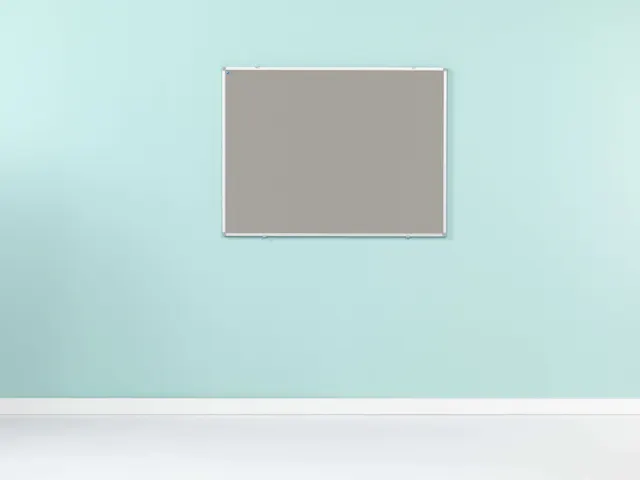 Prikbord Bulletin 90x180cm Grijs Softline Profiel 16mm