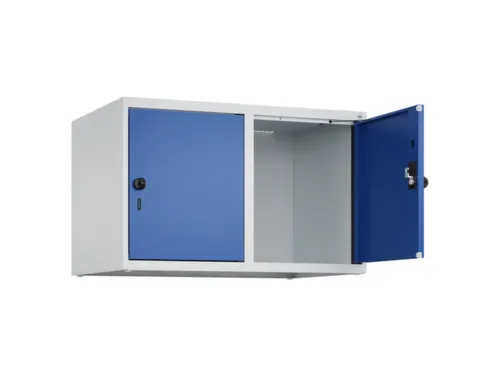 opzetkast,v. locker,2vak.,vak B 400mm,HxBxD 500x800x500mm,draaigrendel