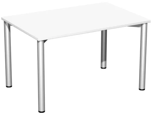 vergadertafel,HxBxD 720x1200x800mm,rechthoekig,4voeten RAL9006