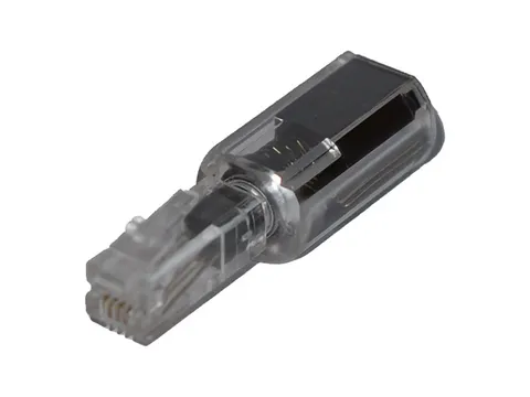 Anti-Twist-Adapter voor telefoonsnoer MRCS305 zwart transparant