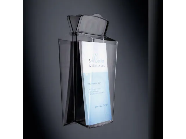 Folderhouder Sigel wandmodel A4 transparant acryl voor buiten