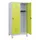 schoollocker,HxBxD 1630x800x500mm,2vak,vak B 400mm,draaigrendel,voeten