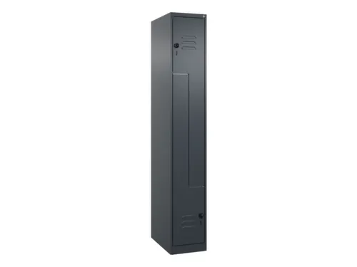 Z-garderobekast,HxBxD 1850x300x500mm,vak B 150/300mm,draaigrendel