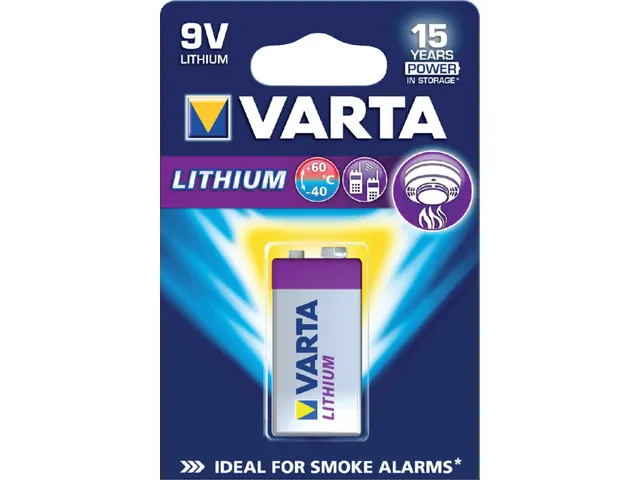 Batterij Varta Ultra lithium 9Volt