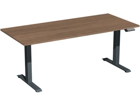 Bureau à hauteur réglable élec. HxlxP 630-1280x1800x800mm