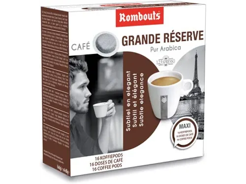 koffiepads voor espresso Grande Réserve 16 stuks