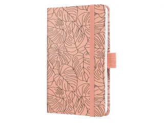 Weekagenda Beauty A6 2026 (NL/FR/EN/DU) Rose Monstera Hardcover - 2