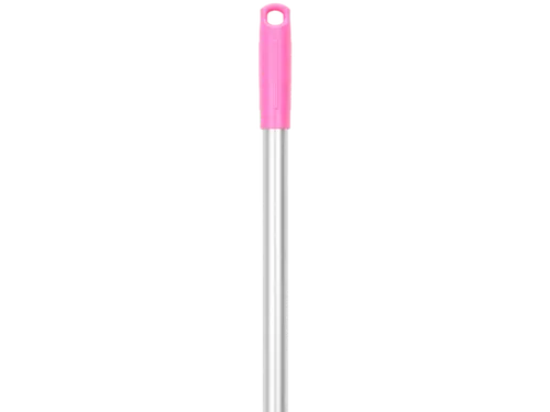 Vikan Hygiene aluminium steel 1260mm Ø25mm roze met schroefdraad