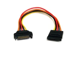 20cm 15-pins SATA Verlengkabel Voeding