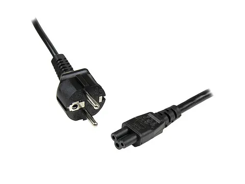 Laptop Stroomkabel 2 Meter EU Schuko naar C5, 2.5A 250V, 18AWG, Notebo