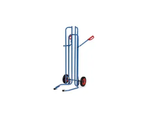 Banden steekwagen 2032A 200kg RAL5007 met aanlooprollen - 1