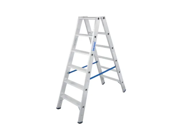 Lichte Universele Trapladder Tweezijdig L 1.41m H 1 08m 2x6treden
