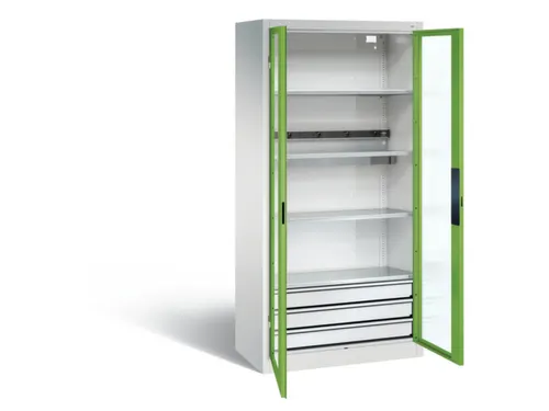 acculaadkast 1950x930x500mm 5stekkerdozen 230V cil.-slot RDS1108060