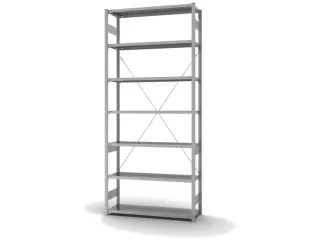 systeemstelling,grondveld,HxBxD 3000x1360x435mm,vakl. 215kg - 2