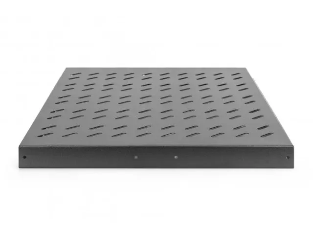 Uittrekbaar legbord voor 483mm 19'' Kast 40x484x568mm tot 25kg Zwart