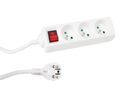 3-voudige Stekkerdoos Met Schakelaar 3 M Kabel