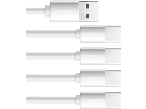 Q-Connect USB-C herlaadbare batterijen AA blister van 4 stuks