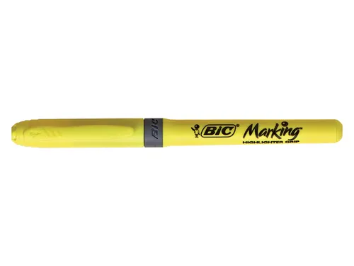 Markeerstift Bic Highlighter Grip Geel