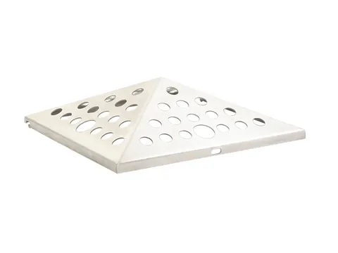 Top Piramide as-papierbak 'Open' RVS