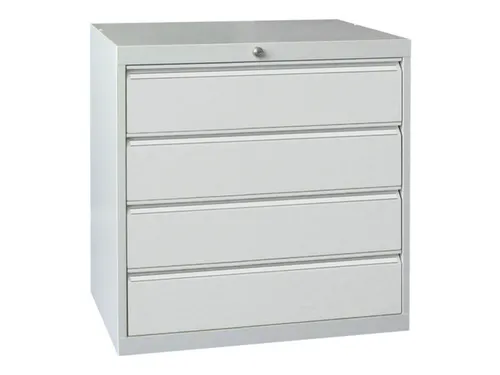ladekast HxBxD 600x715x600mm 5laden slot RAL7035 front RAL7035