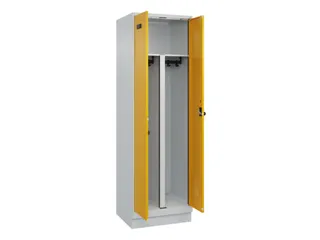 PBM-locker,HxBxD 1950x600x500mm,2vak,vak B 300mm,draaigrendel - 1