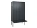 locker voor scheiding van kleding,HxBxD 2120x1200x815mm,4vak