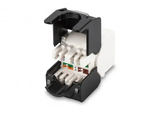 CAT 5e Keystone-module niet-afgeschermd 483mm 19'' RJ45 naar LSA