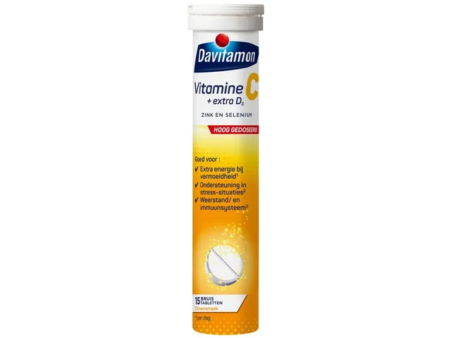 Vitamine C Davitamon estra D3 15st