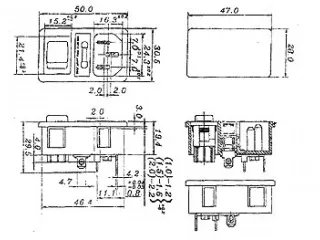 Mannelijke Netaansluiting Voor Chassis - Met Schakelaar & Zekeringhoud - 3