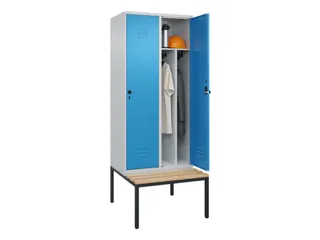 locker voor scheiding van kleding,HxBxD 2120x800x815mm,2vak - 3