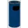 Combi-Asbak 44 Liter HxØ 710x355mm Ral5010 Blauw