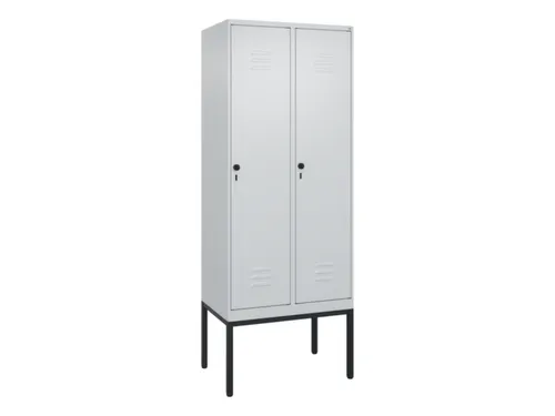 locker,HxBxD 2120x800x500mm,2vak,vak B 400mm,draaigrendel