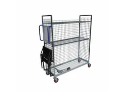 Verzamelwagen,Draagverm. 150Kg,2Etage(S),Draadgaasbodem,Verz.