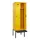 locker met bank,voor scheiding van kleding,HxBxD 2120x600x815mm,2vak